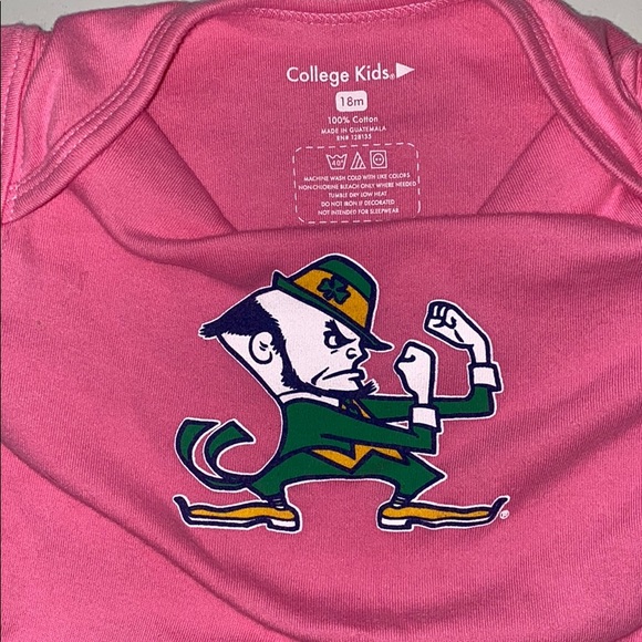 University of Notre Dame Infant Girls Bodysuit - Picture 3 of 3